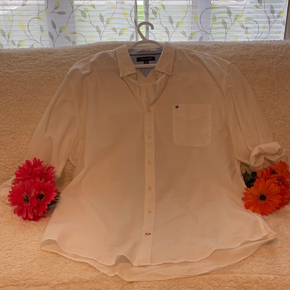 Tommy Hilfiger men’s cotton XXL long sleeve shirt - Picture 1 of 2